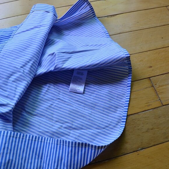 Halston Striped Cotton Top Size L - Picture 4 of 5